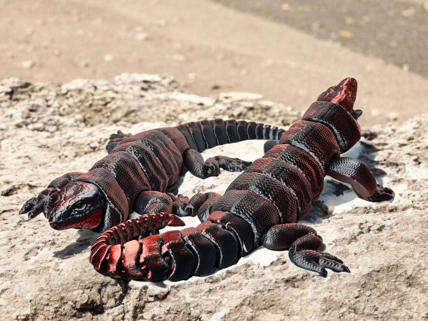 Articulated 3D Printed Tegu image 2
