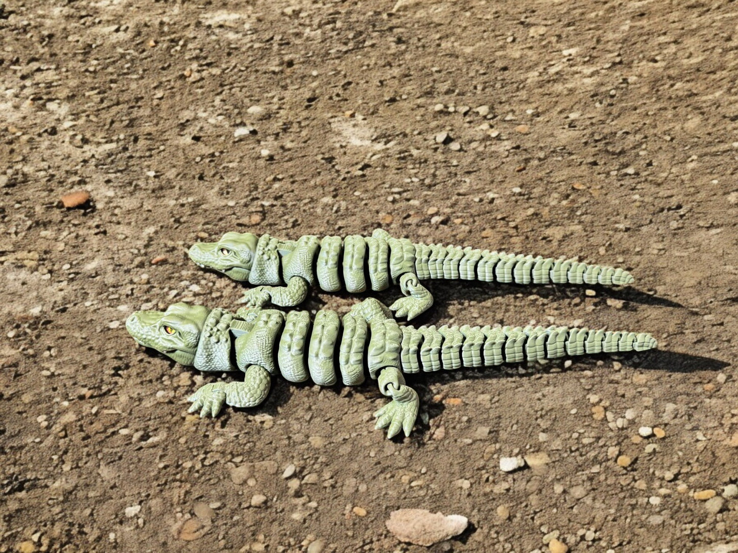 3D Printed Articulated Alligator image 3