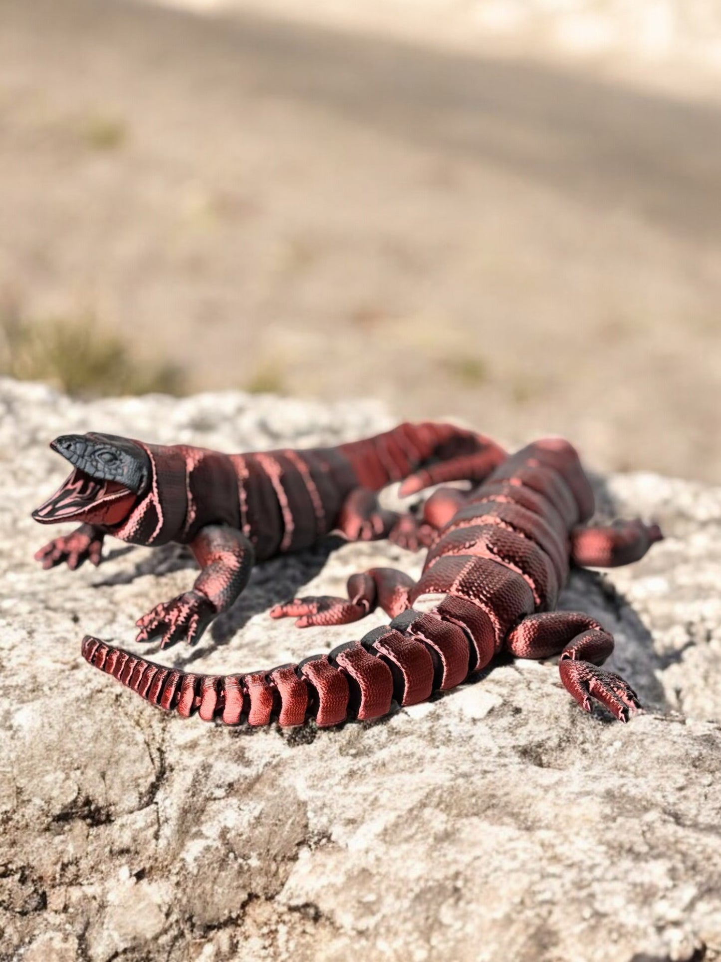 Articulated 3D Printed Tegu image 1