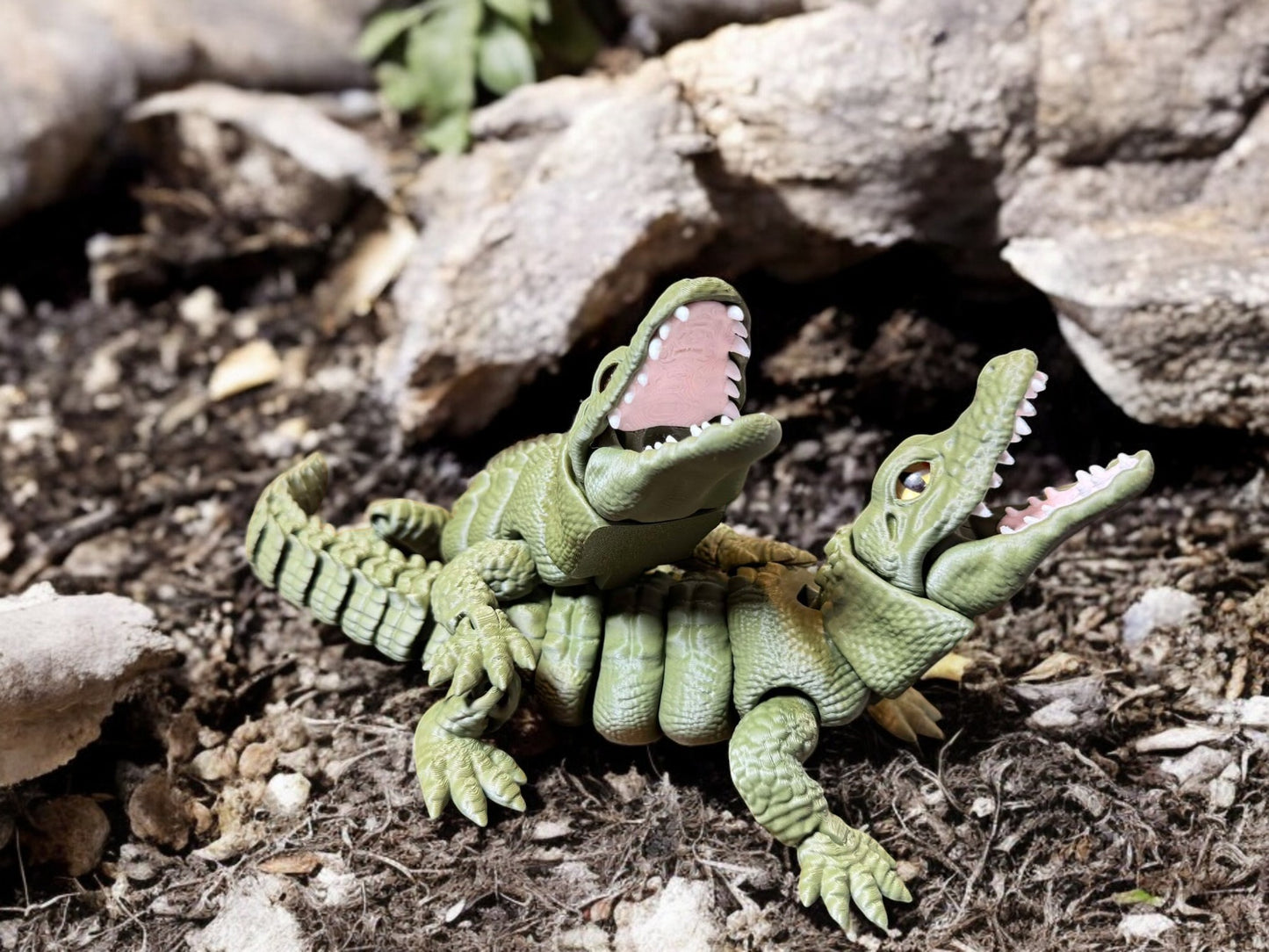 3D Printed Articulated Alligator image 1