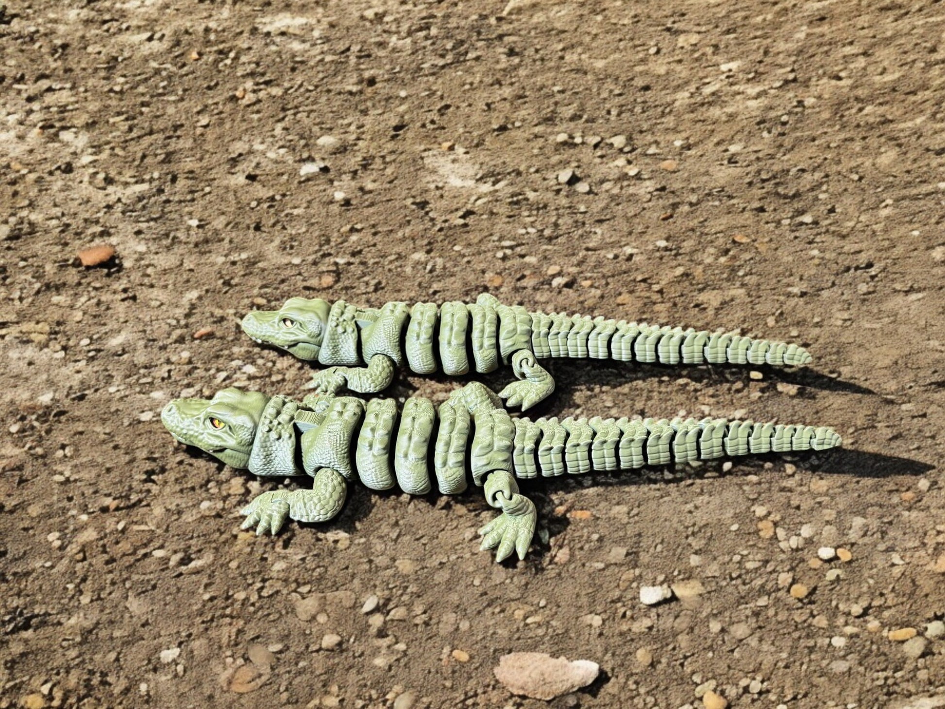 3D Printed Articulated Alligator image 3