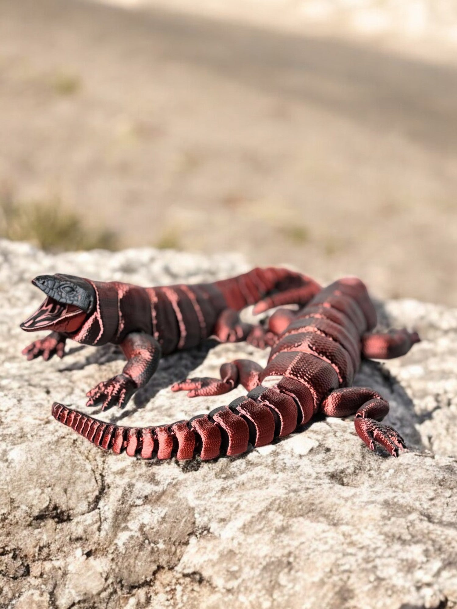 Articulated 3D Printed Tegu image 1